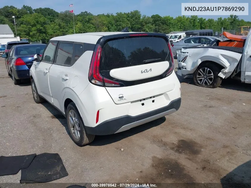 2023 Kia Soul Lx VIN: KNDJ23AU1P7869290 Lot: 39978542