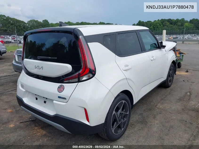 2023 Kia Soul Ex VIN: KNDJ33AU1P7880478 Lot: 40023629