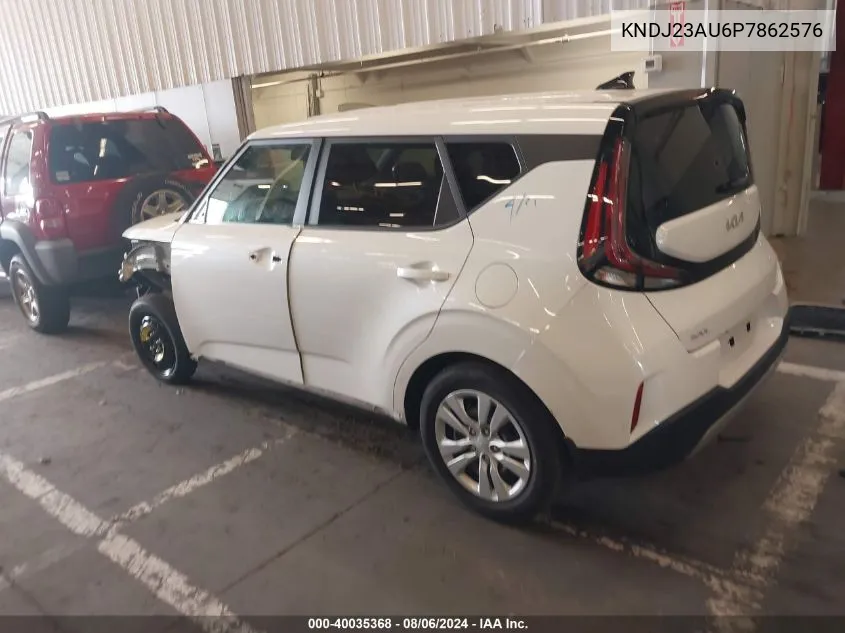 2023 Kia Soul Lx VIN: KNDJ23AU6P7862576 Lot: 40035368