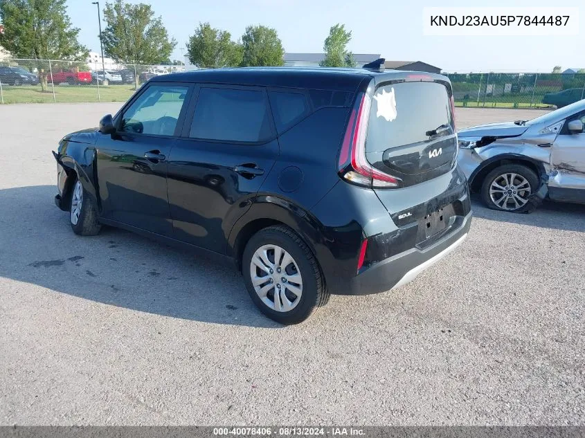 2023 Kia Soul Lx VIN: KNDJ23AU5P7844487 Lot: 40078406