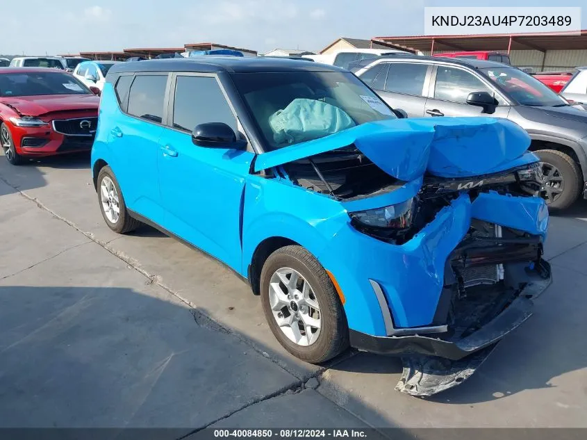 2023 Kia Soul Lx/S VIN: KNDJ23AU4P7203489 Lot: 40084850