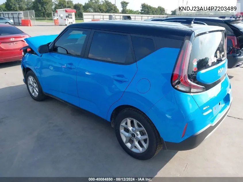 2023 Kia Soul Lx/S VIN: KNDJ23AU4P7203489 Lot: 40084850