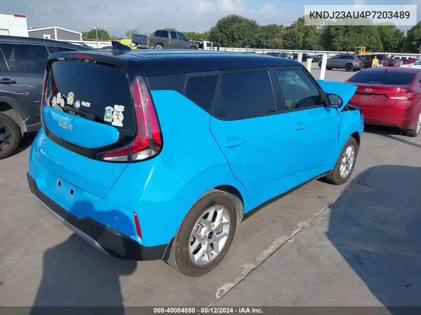 2023 Kia Soul Lx/S VIN: KNDJ23AU4P7203489 Lot: 40084850