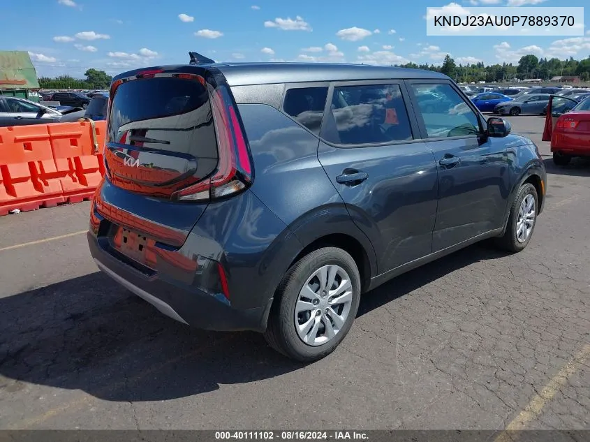 2023 Kia Soul Lx VIN: KNDJ23AU0P7889370 Lot: 40111102