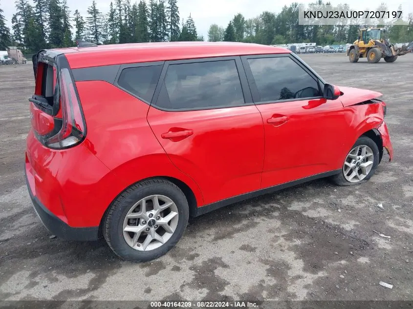 2023 Kia Soul Lx VIN: KNDJ23AU0P7207197 Lot: 40164209