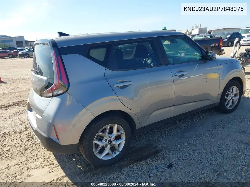 2023 Kia Soul Lx VIN: KNDJ23AU2P7848075 Lot: 40223680