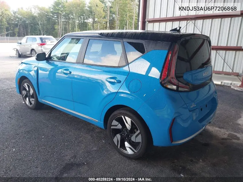 2023 Kia Soul Gt Line VIN: KNDJ53AU6P7206868 Lot: 40259224