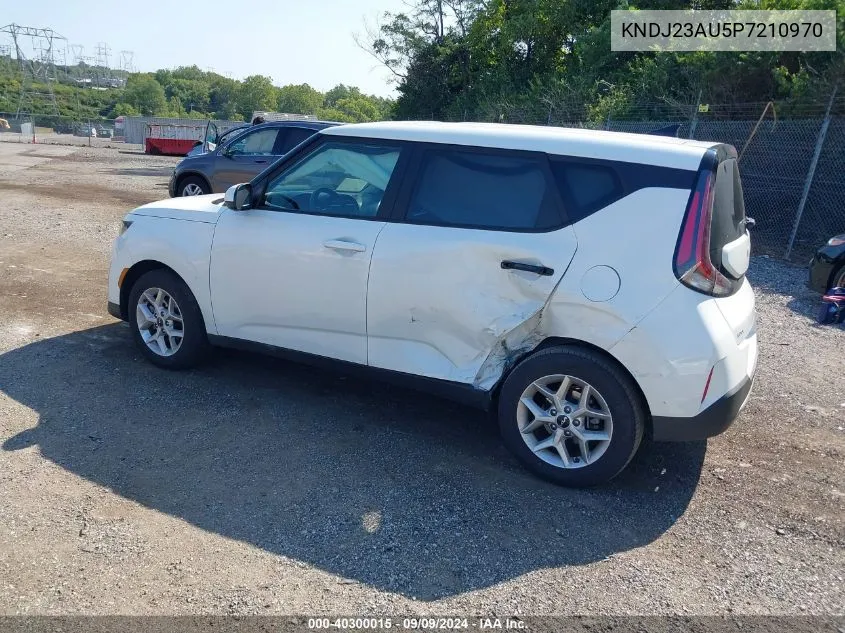 2023 Kia Soul Lx VIN: KNDJ23AU5P7210970 Lot: 40300015