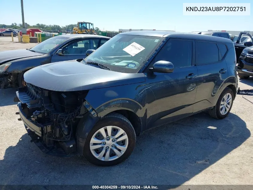 KNDJ23AU8P7202751 2023 Kia Soul Lx/S