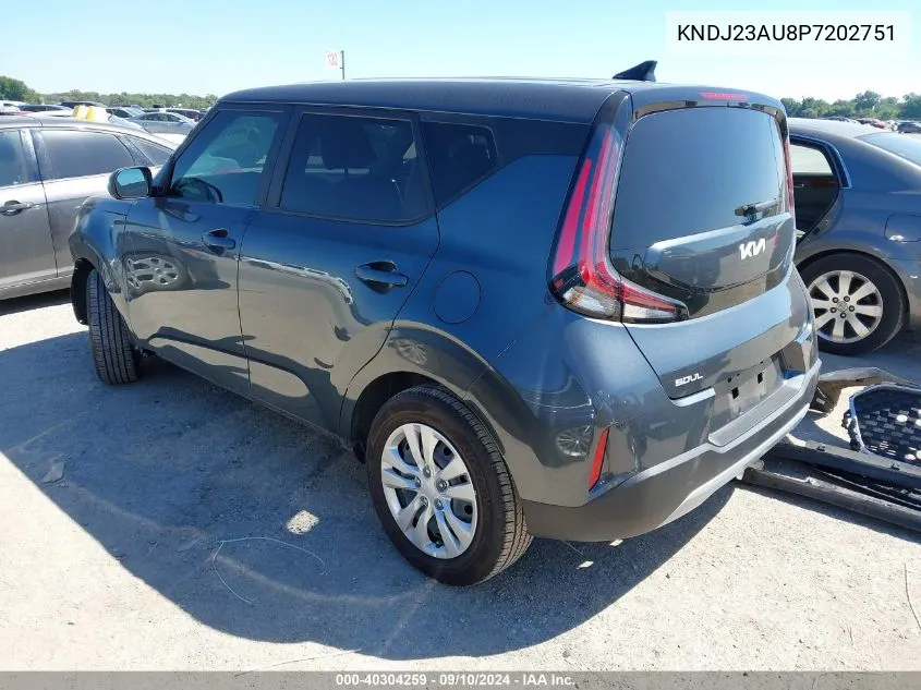 2023 Kia Soul Lx/S VIN: KNDJ23AU8P7202751 Lot: 40304259