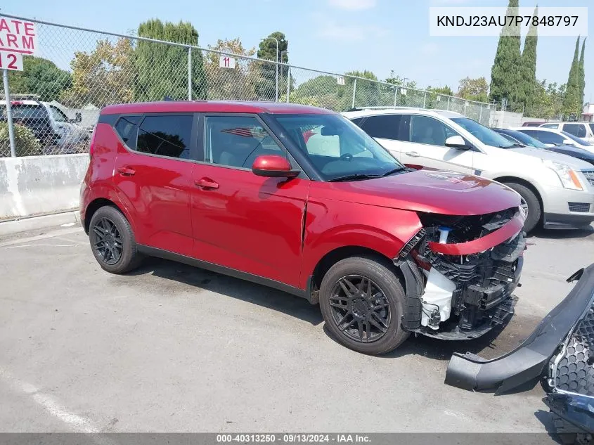 2023 Kia Soul Lx VIN: KNDJ23AU7P7848797 Lot: 40313250