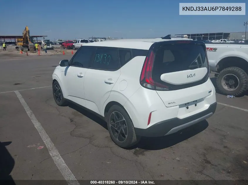 2023 Kia Soul Ex VIN: KNDJ33AU6P7849288 Lot: 40318260