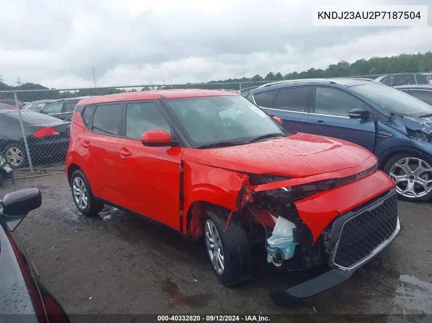 KNDJ23AU2P7187504 2023 Kia Soul Lx