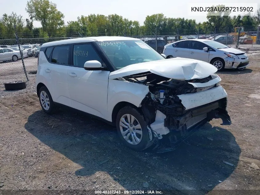 2023 Kia Soul Lx VIN: KNDJ23AU2P7215902 Lot: 40337743