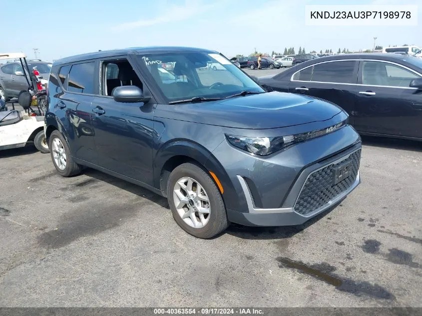 2023 Kia Soul Lx VIN: KNDJ23AU3P7198978 Lot: 40363554