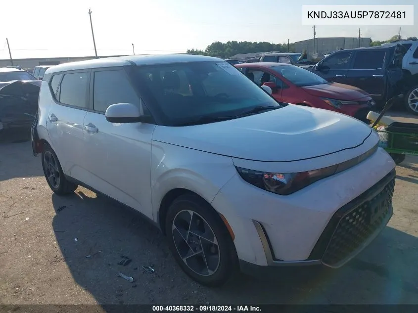 2023 Kia Soul Ex VIN: KNDJ33AU5P7872481 Lot: 40368332