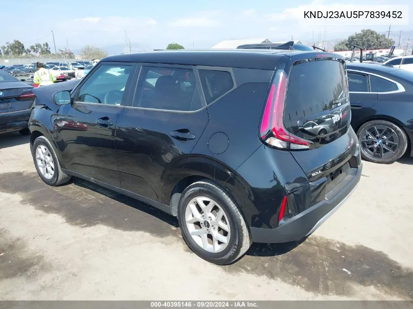 KNDJ23AU5P7839452 2023 Kia Soul Lx