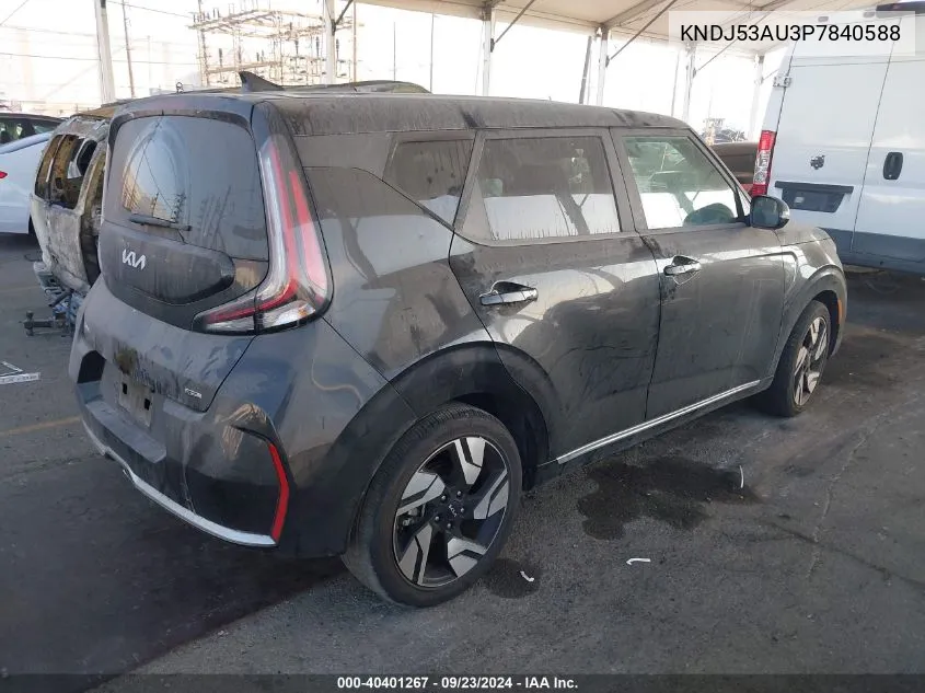 2023 Kia Soul Gt Line VIN: KNDJ53AU3P7840588 Lot: 40401267