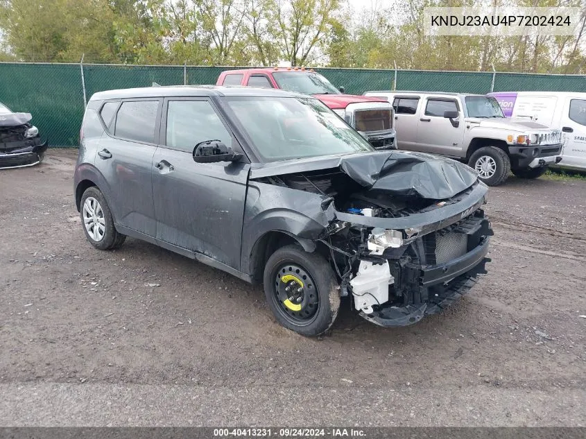 2023 Kia Soul Lx VIN: KNDJ23AU4P7202424 Lot: 40413231