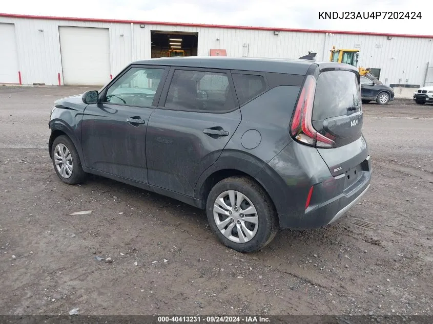 KNDJ23AU4P7202424 2023 Kia Soul Lx