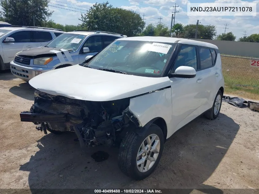 2023 Kia Soul Lx VIN: KNDJ23AU1P7211078 Lot: 40499488