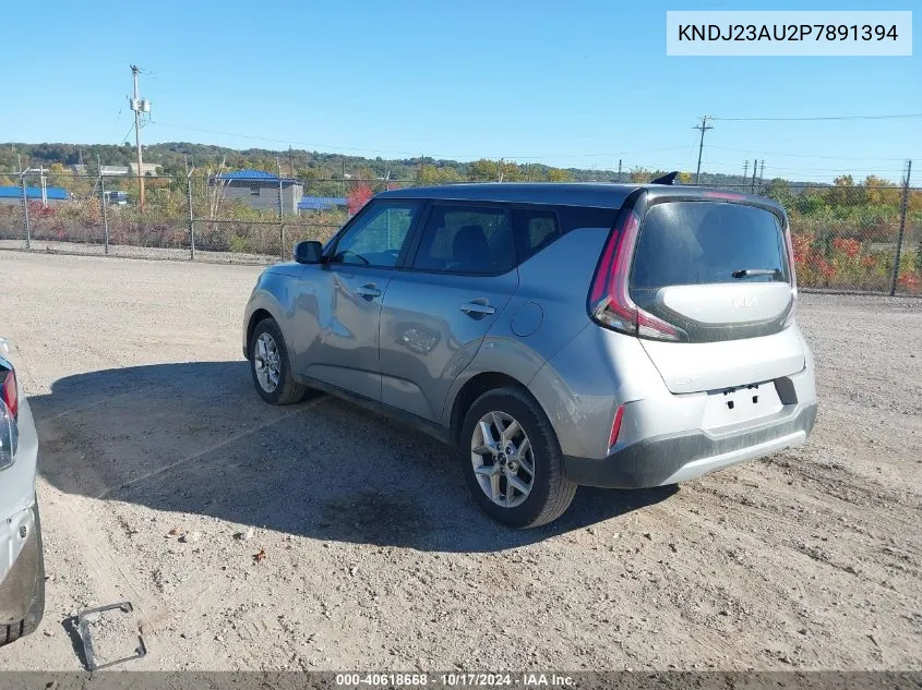 2023 Kia Soul Lx VIN: KNDJ23AU2P7891394 Lot: 40618668