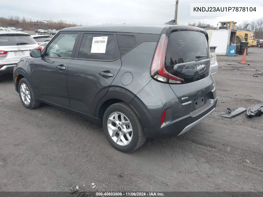 2023 Kia Soul Lx VIN: KNDJ23AU1P7878104 Lot: 40803808