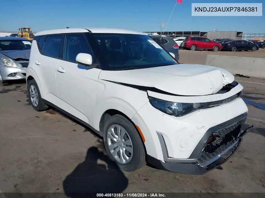 2023 Kia Soul Lx VIN: KNDJ23AUXP7846381 Lot: 40813183