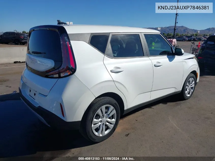 2023 Kia Soul Lx VIN: KNDJ23AUXP7846381 Lot: 40813183