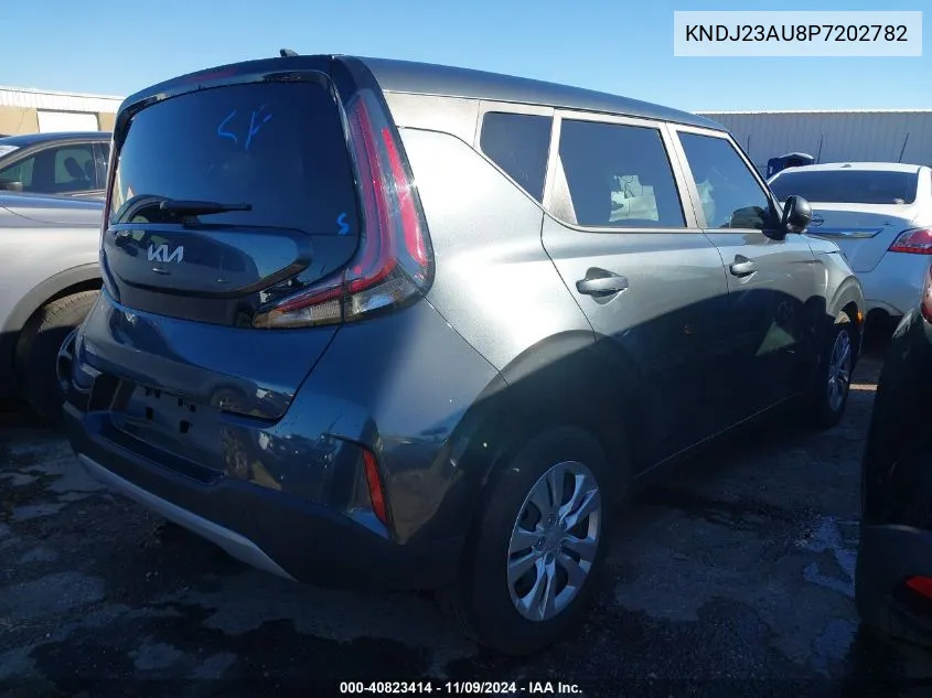 2023 Kia Soul Lx VIN: KNDJ23AU8P7202782 Lot: 40823414