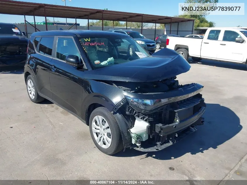 2023 Kia Soul Lx VIN: KNDJ23AU5P7839077 Lot: 40867104