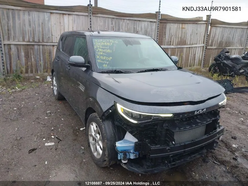 2024 Kia Soul VIN: KNDJ33AU9R7901581 Lot: 12108887