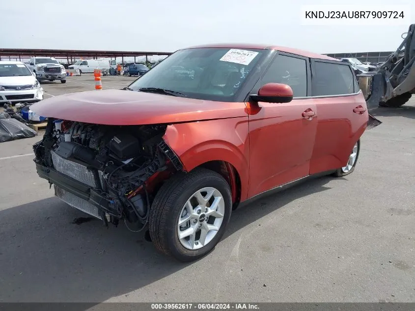 2024 Kia Soul Lx VIN: KNDJ23AU8R7909724 Lot: 39562617