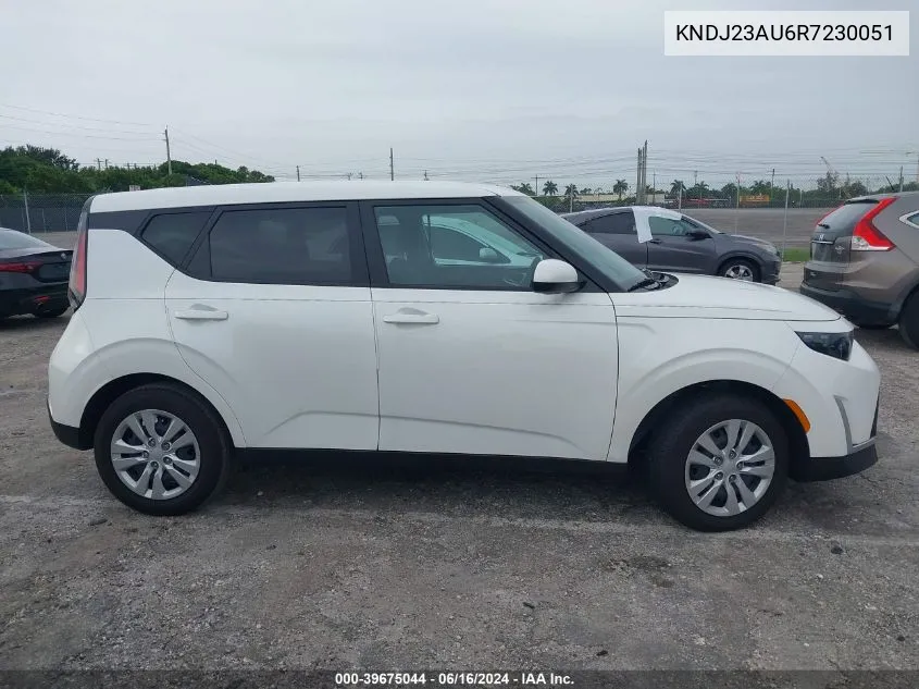 2024 Kia Soul Lx VIN: KNDJ23AU6R7230051 Lot: 39675044