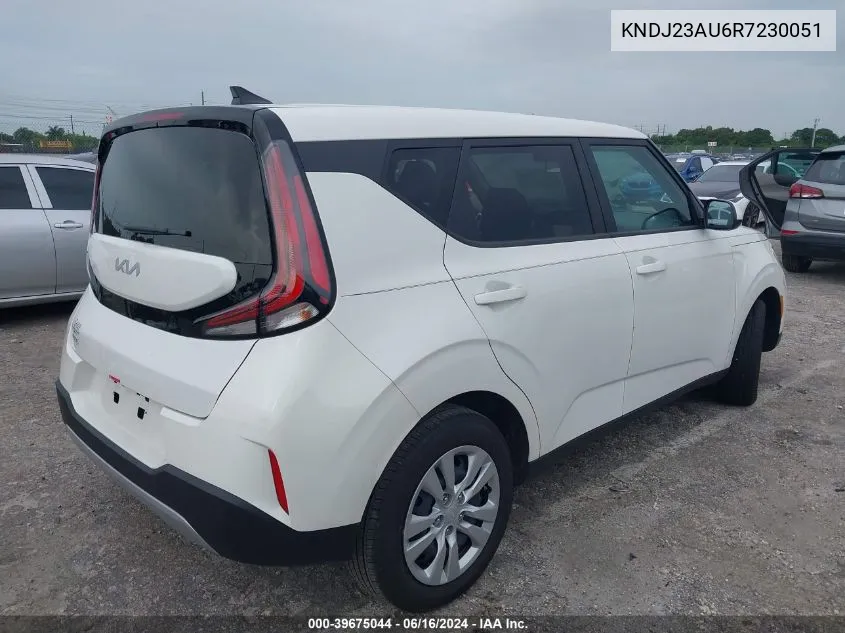 2024 Kia Soul Lx VIN: KNDJ23AU6R7230051 Lot: 39675044