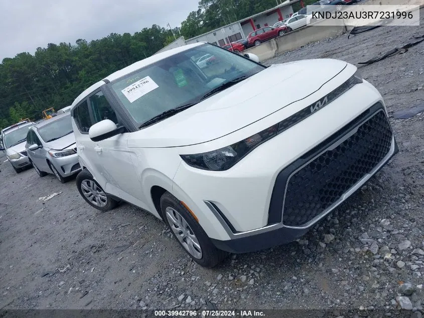 2024 Kia Soul Lx VIN: KNDJ23AU3R7231996 Lot: 39942796