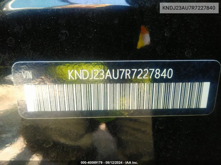 KNDJ23AU7R7227840 2024 Kia Soul Lx