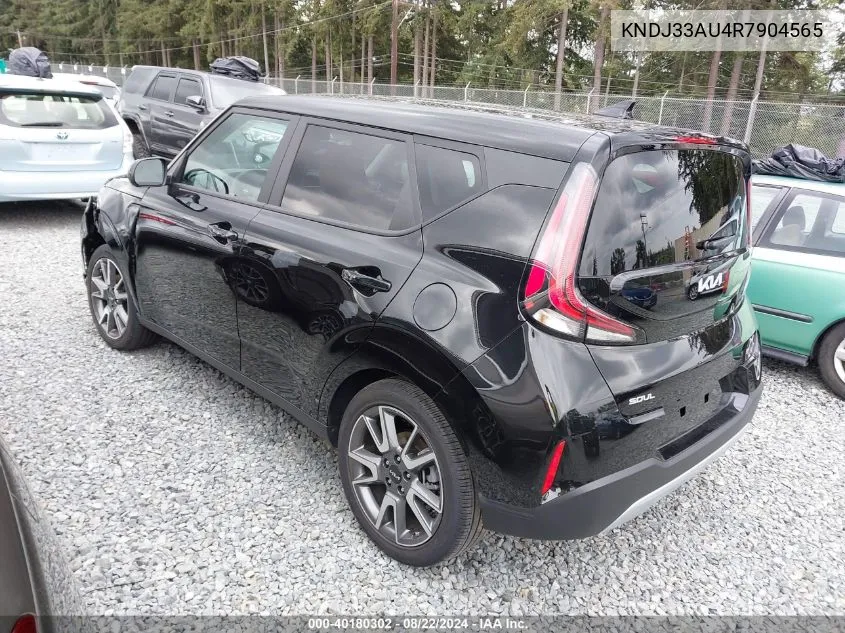 2024 Kia Soul Ex VIN: KNDJ33AU4R7904565 Lot: 40180302