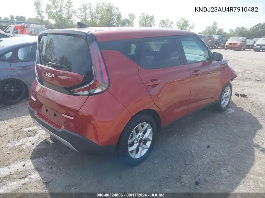 2024 Kia Soul Lx VIN: KNDJ23AU4R7910482 Lot: 40324806