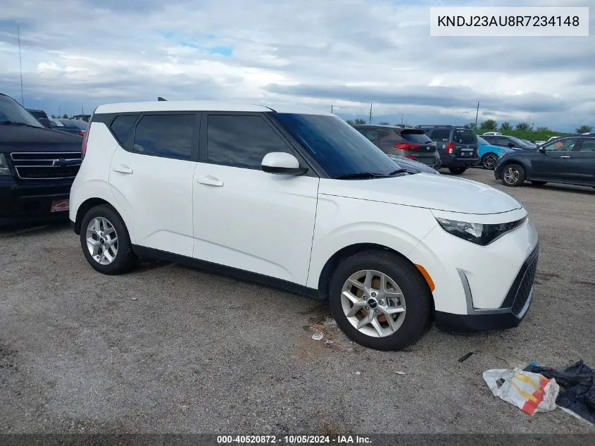 2024 Kia Soul Lx VIN: KNDJ23AU8R7234148 Lot: 40520872