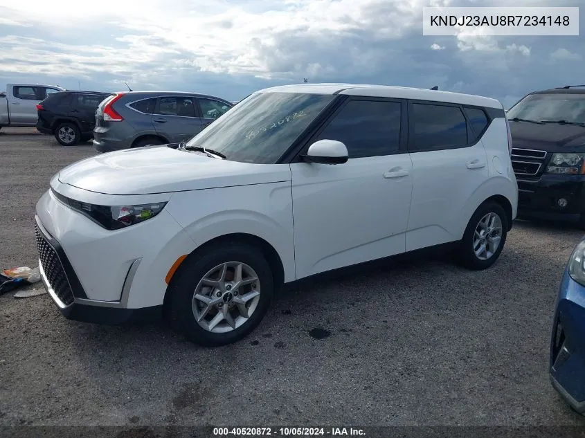 2024 Kia Soul Lx VIN: KNDJ23AU8R7234148 Lot: 40520872