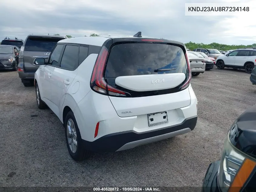 2024 Kia Soul Lx VIN: KNDJ23AU8R7234148 Lot: 40520872