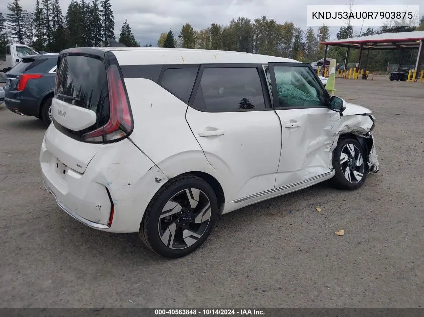 2024 Kia Soul Gt-Line VIN: KNDJ53AU0R7903875 Lot: 40563848