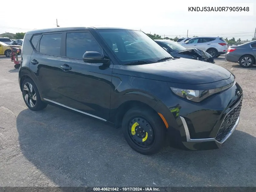 2024 Kia Soul Gt-Line VIN: KNDJ53AU0R7905948 Lot: 40621042