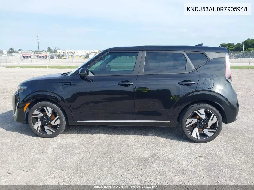 2024 Kia Soul Gt-Line VIN: KNDJ53AU0R7905948 Lot: 40621042