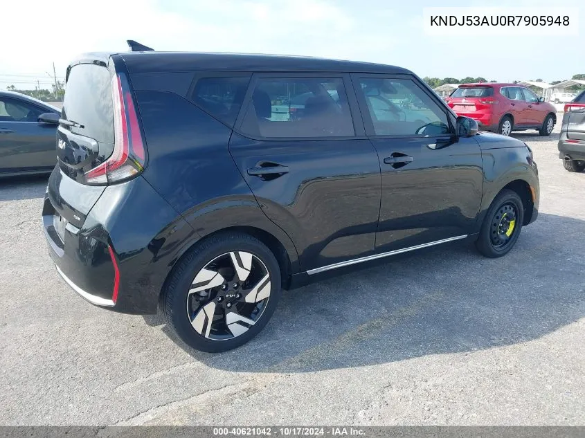 2024 Kia Soul Gt-Line VIN: KNDJ53AU0R7905948 Lot: 40621042