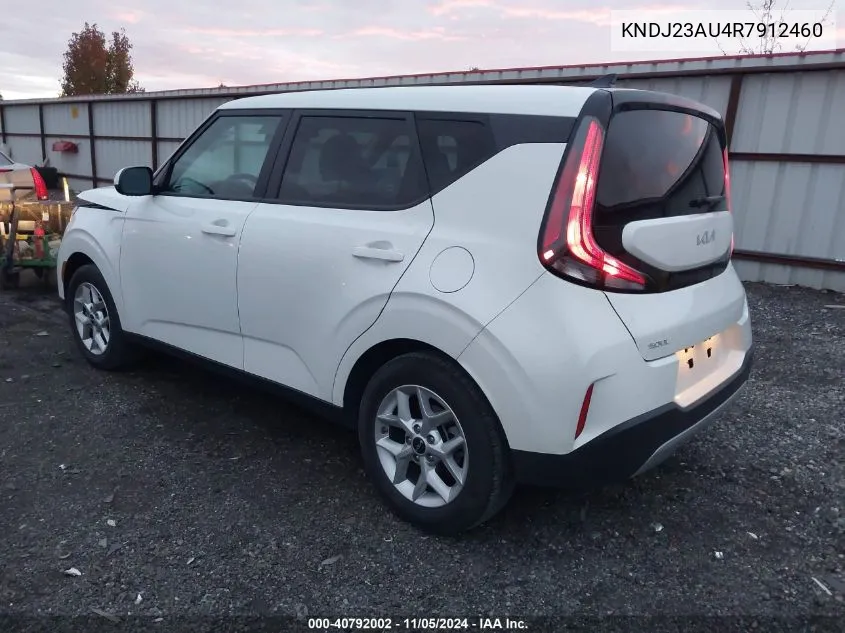 2024 Kia Soul Lx VIN: KNDJ23AU4R7912460 Lot: 40792002