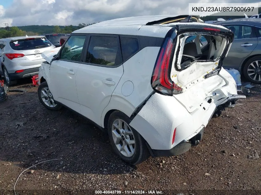 2024 Kia Soul Lx VIN: KNDJ23AU8R7900697 Lot: 40843799