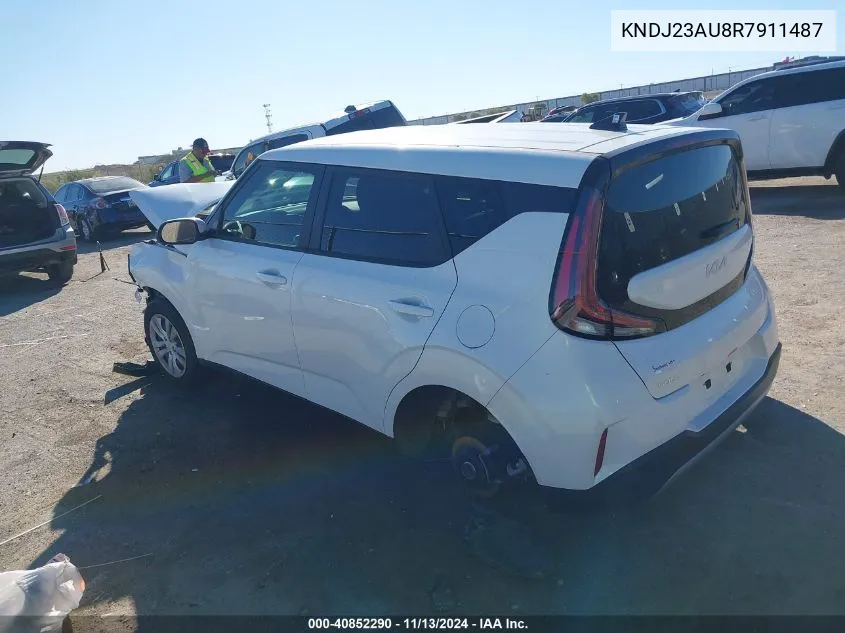 2024 Kia Soul Lx VIN: KNDJ23AU8R7911487 Lot: 40852290