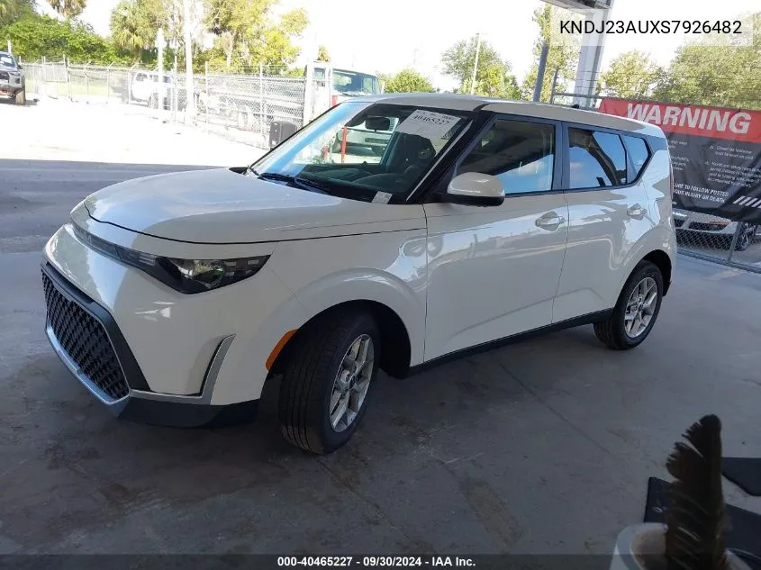 2025 Kia Soul Lx/S VIN: KNDJ23AUXS7926482 Lot: 40465227